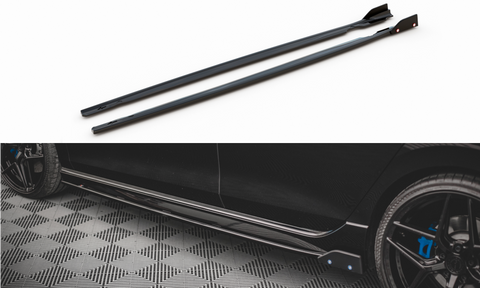 Maxton Design - Side Skirts Diffusers + Flaps V.2 Volkswagen Golf R MK8 Side Skirts Diffusers Maxton Design royalty-bespoke.myshopify.com