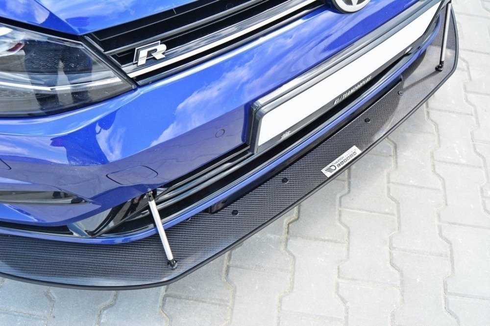 Maxton Design - Hybrid Front Racing Splitter Volkswagen Golf R / R-Line ...