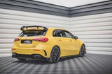 Maxton Design - Central Rear Splitter + Flaps Mercedes Benz A45 S AMG Aero Pack W177 Rear Diffuser Maxton Design royalty-bespoke.myshopify.com