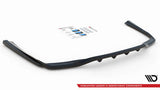 Maxton Design - Central Rear Splitter (with vertical bars) Mercedes Benz C-Class W205 Rear Diffuser Maxton Design royalty-bespoke.myshopify.com