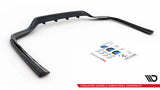 Maxton Design - Central Rear Splitter (with vertical bars) Mercedes Benz C-Class W205 Rear Diffuser Maxton Design royalty-bespoke.myshopify.com