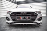 Maxton Design - Front Splitter V.1 Audi A7 C8 Front Spoiler Maxton Design royalty-bespoke.myshopify.com