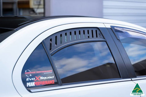 Flow Designs - Rear Window Vents Mitsubishi Lancer Evolution X