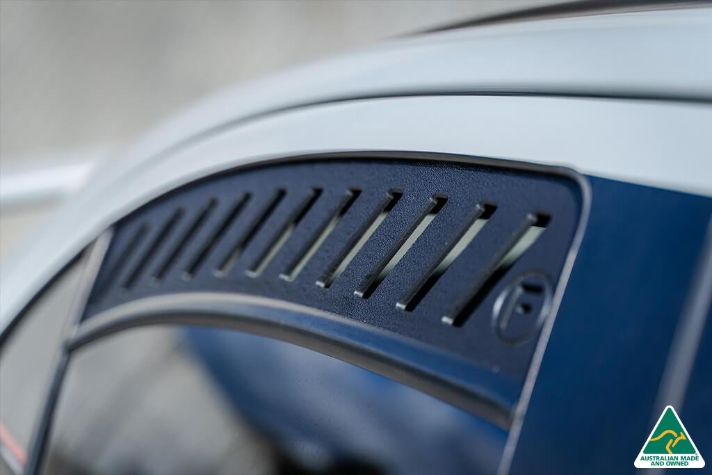 Flow Designs - Rear Window Vents Mitsubishi Lancer Evolution X | Royal ...