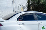 Flow Designs - Rear Window Vents Mitsubishi Lancer Evolution X
