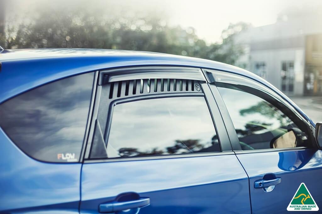 Flow Designs - Rear Window Vents Subaru Impreza WRX / STI Mk3 Hatchback ...