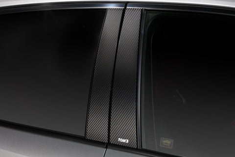 TOM'S Racing - Carbon Sheet "B" Pillar Toyota Corolla Hatchback
