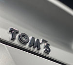 TOM'S Racing - Logo Emblem (Chrome)
