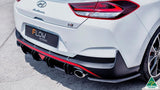 Flow Designs - Rear Diffuser Hyundai I30N Fastback Mk3 Pre-Facelift Rear Diffuser Flow Designs royalty-bespoke.myshopify.com 