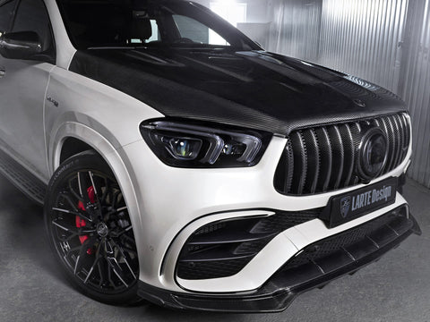 Larte Design - Front Bumper Overlay Mercedes Benz GLE63/S AMG Coupe C167