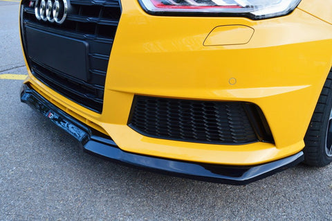 Maxton Design - Front Splitter Audi S1 8X Front Spoiler Maxton Design royalty-bespoke.myshopify.com