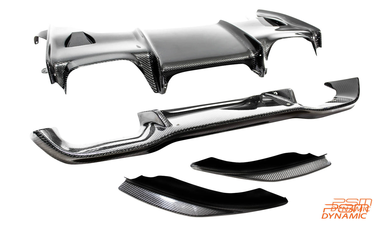 Dynamic Diffuser PSM Dynamic - Rear Diffuser Stage 2 BMW M2 F87 | Royal Body Kits