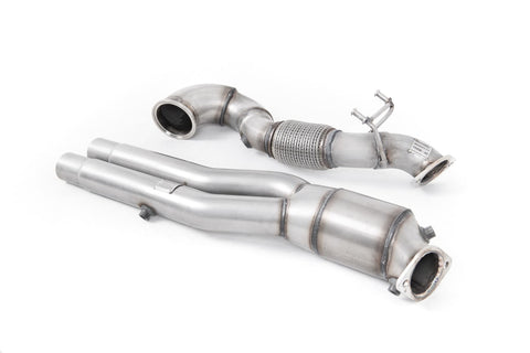 Milltek - Large Bore Downpipe with Hi-Flow Sports Catalyst Audi RSQ3 2.5T Sportback & SUV (OPF Models only)