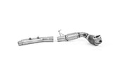 Milltek - Large Bore Downpipe with Catalyst Volkswagen Golf GTI MK8 245PS (OPF Models) Downpipe Milltek royalty-bespoke.myshopify.com For OE OPF-Back / Resonated For OE OPF-Back Resonated 