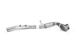 Milltek - Large Bore Downpipe with Catalyst Volkswagen Golf GTI MK8 245PS (OPF Models) Downpipe Milltek royalty-bespoke.myshopify.com For Milltek OPF-Back / Non-Resonated For Milltek OPF-Back Non-Resonated 