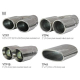 Cobra Sport - Exhaust System Audi A3 (8P) 2.0 TDI 140PS (2WD) (3 Door) Twin Tip Exhaust System Cobra Sport royalty-bespoke.myshopify.com 